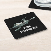 F-104 Starfighter ペーパーコースター Kartonnen Onderzetters (Schuin)