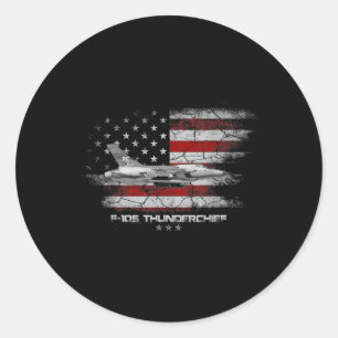 F-105 Thunderchief straaljagerpiloot veteraan Viet Ronde Sticker