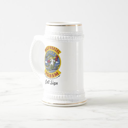 F-105G WW Aangepaste bierstop met roepteken Bierpul (Voorkant links)