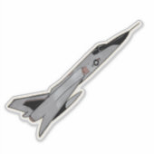 F-106 Delta Dart, Interceptor Vliegtuig Sticker (Voorkant)