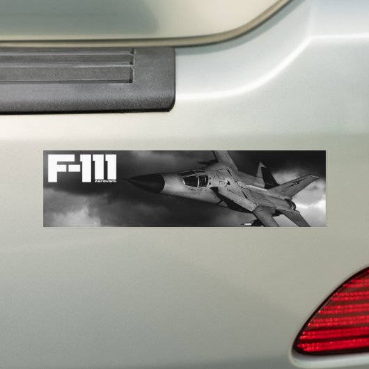 F-111 Aardvark Bumpersticker (Op auto)