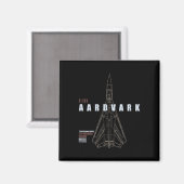 F-111 Aardvark Magneet (Voorkant / Achterkant)