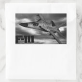 F-111 Aardvark Rechthoekige Sticker (Tas)