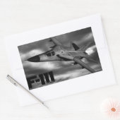F-111 Aardvark Rechthoekige Sticker (Envelop)
