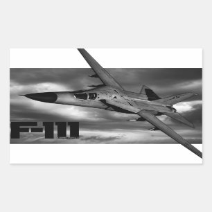 F-111 Aardvark Rechthoekige Sticker