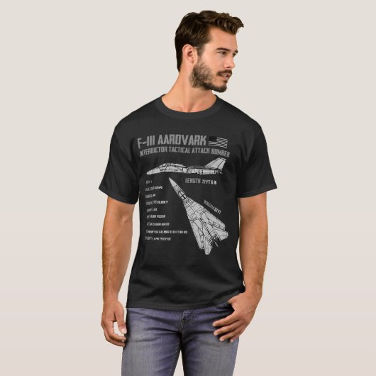 F-111 Aardvark T-shirt (Voorkant volledig)