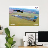 F-111A AARDVARK en EF-111A RAVEN Poster (Thuiskantoor)