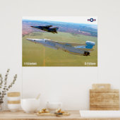 F-111A AARDVARK en EF-111A RAVEN Poster (Keuken)
