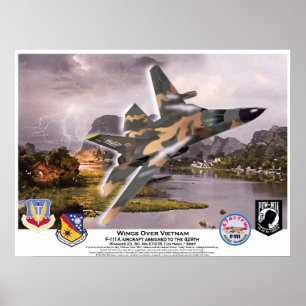 F-111A over Vietnam Aardvark Poster