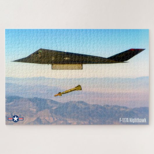 F-117 NIGHTHAWK (20 x 30 INCH) Legpuzzel (Horizontaal)