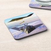 F-117 NIGHTHAWK BIER ONDERZETTER (Linkerzijde)