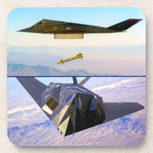 F-117 NIGHTHAWK BIER ONDERZETTER