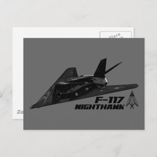 F-117 Nighthawk Briefkaart (Voorkant / Achterkant)