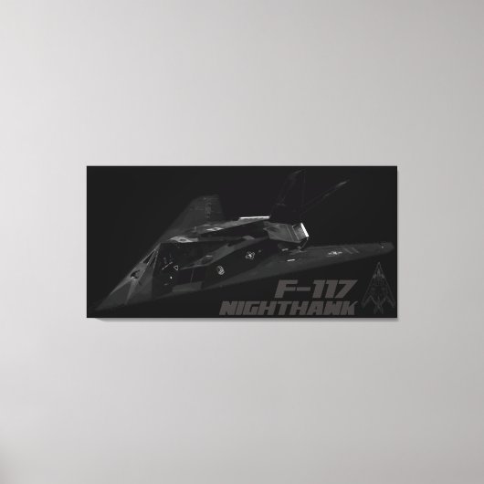 F-117 Nighthawk Canvas Afdruk (Voorkant)