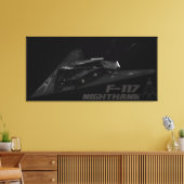 F-117 Nighthawk Canvas Afdruk (Insitu (Woonkamer))