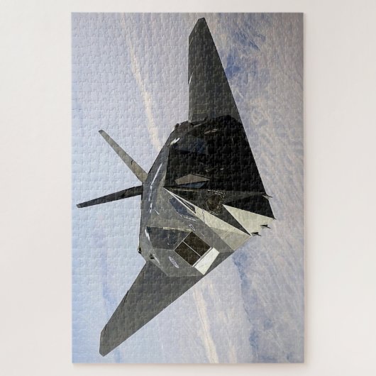 F-117 Nighthawk: Head-On Stealth Legpuzzel (Verticaal)