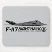 F-117 Nighthawk Mousepad Muismat (Voorkant)