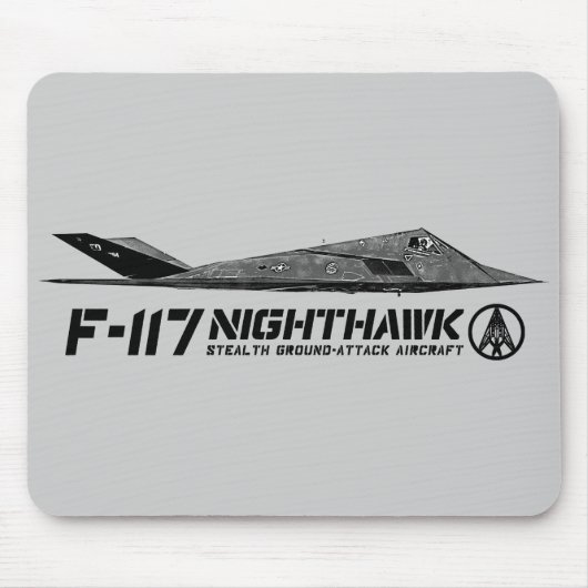 F-117 Nighthawk Mousepad Muismat (Voorkant)