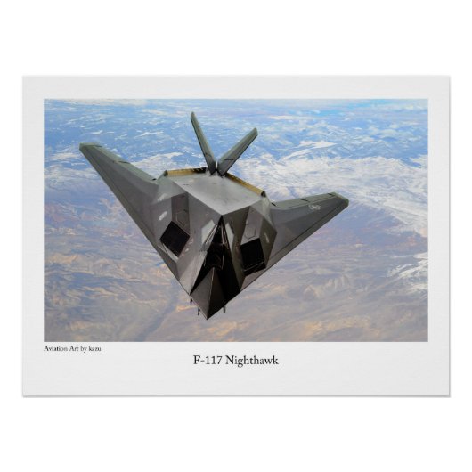 F-117 Nighthawk Perfect Poster (Voorkant)