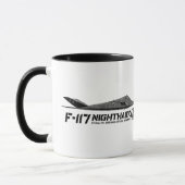 F-117 Nighthawk Ringer Koffie Mok (Links)