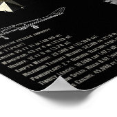 F-117 Nighthawk Stealth Fighter-spec Poster (Hoek)