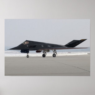F-117 Nighthawk Stealth Fighter Vliegtuig Poster