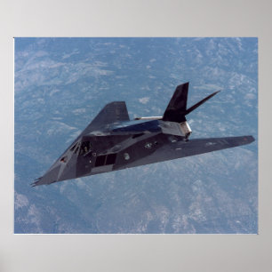 F-117 Nighthawk Stealth Fighter Vliegtuig Poster