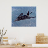 F-117 Nighthawk Stealth Fighter Vliegtuig Poster (Keuken)