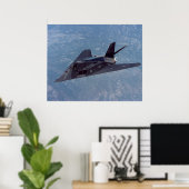 F-117 Nighthawk Stealth Fighter Vliegtuig Poster (Thuiskantoor)