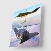 F-117 NIGHTHAWK VIERKANTE KLOK (Hoek)
