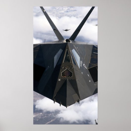 F-117 Nighthawk Vliegtuig Poster (Voorkant)