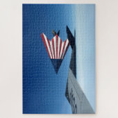 F-117 Nighthawks boven vrijheid Legpuzzel (Verticaal)