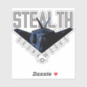 F-117 STEALTH BOMMENWERPER STICKER (Vel)