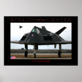 F-117 Stealth Fighter Poster (Voorkant)