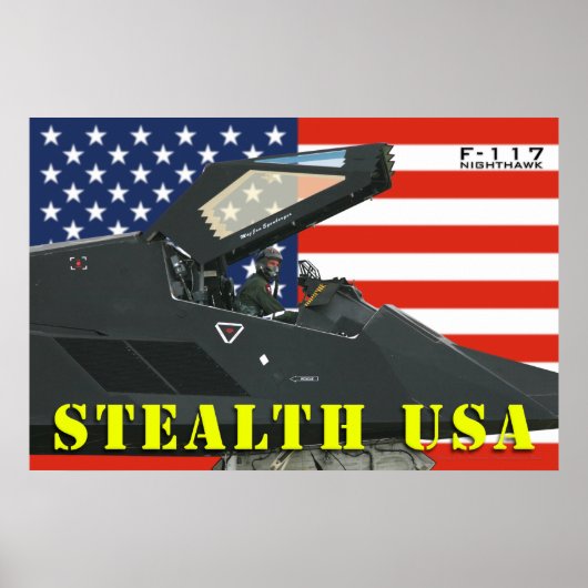 F-117 Stealth USA Poster (Voorkant)