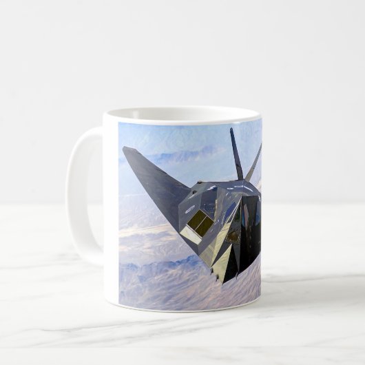 F-117A NIGHTHAWK KOFFIEMOK (Voorkant links)