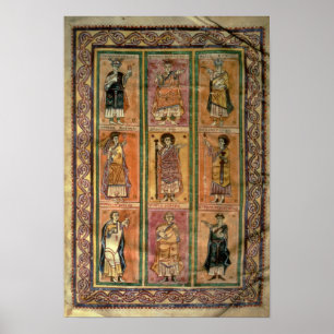 F.142 Saracens uit de Codex van de Raad van Abelda Poster