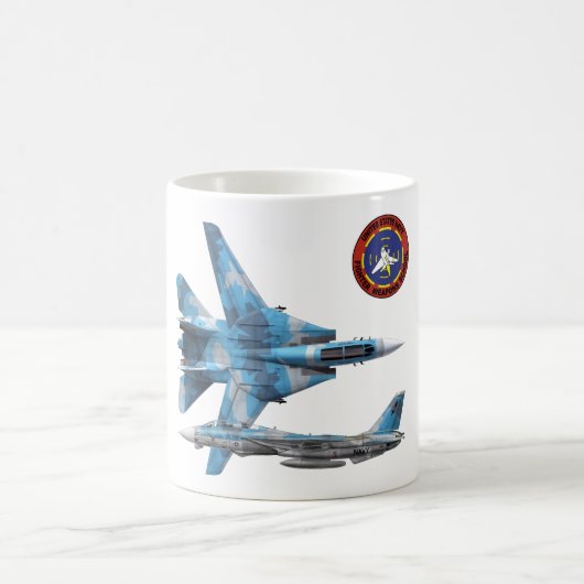 F-14 Bovenste Pistool van tomcat Koffiemok (Center)