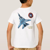 F-14 Bovenste Pistool van tomcat T-shirt (Achterkant)