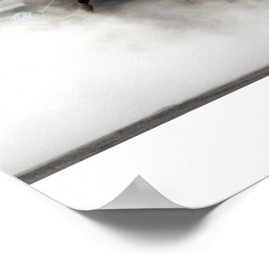 F-14 in smoke poster (Hoek)