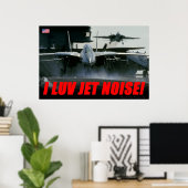 F-14 Poster met geluidsemissie (Thuiskantoor)