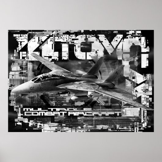 F-14 Poster van tomatingpapier (matte) (Voorkant)