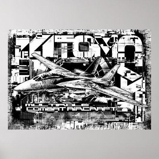 F-14 Poster van tomatingpapier (matte) (Voorkant)