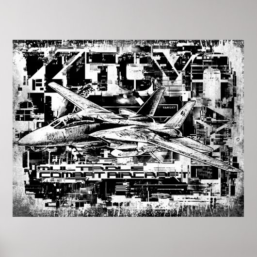 F-14 Poster van tomatingpapier (matte) (Voorkant)