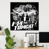 F-14 Poster van tomcat-Poster (Thuiskantoor)