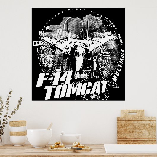 F-14 Poster van tomcat-Poster (Keuken)