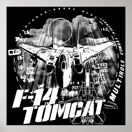 F-14 Poster van tomcat-Poster (Voorkant)