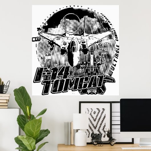 F-14 Poster van tomcat-Poster (Thuiskantoor)