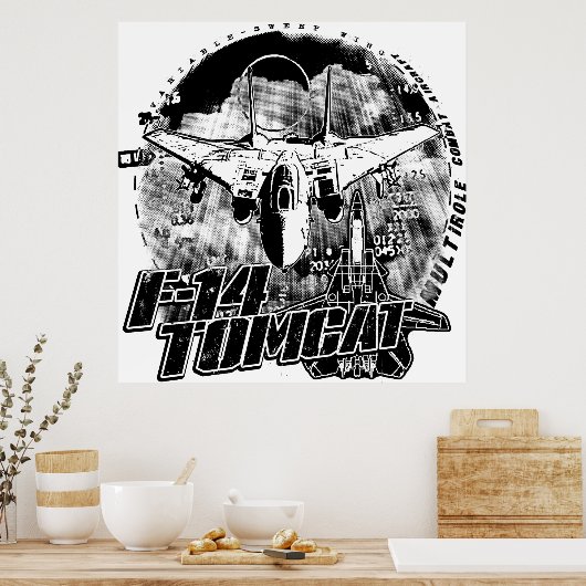 F-14 Poster van tomcat-Poster (Keuken)