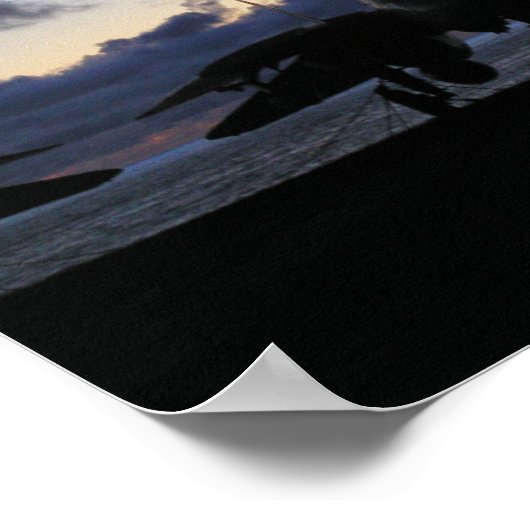 F-14 Sunset Poster (Hoek)